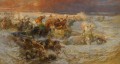 Pharaoh Army Engulfed By The Red Sea Frederick Arthur Bridgman